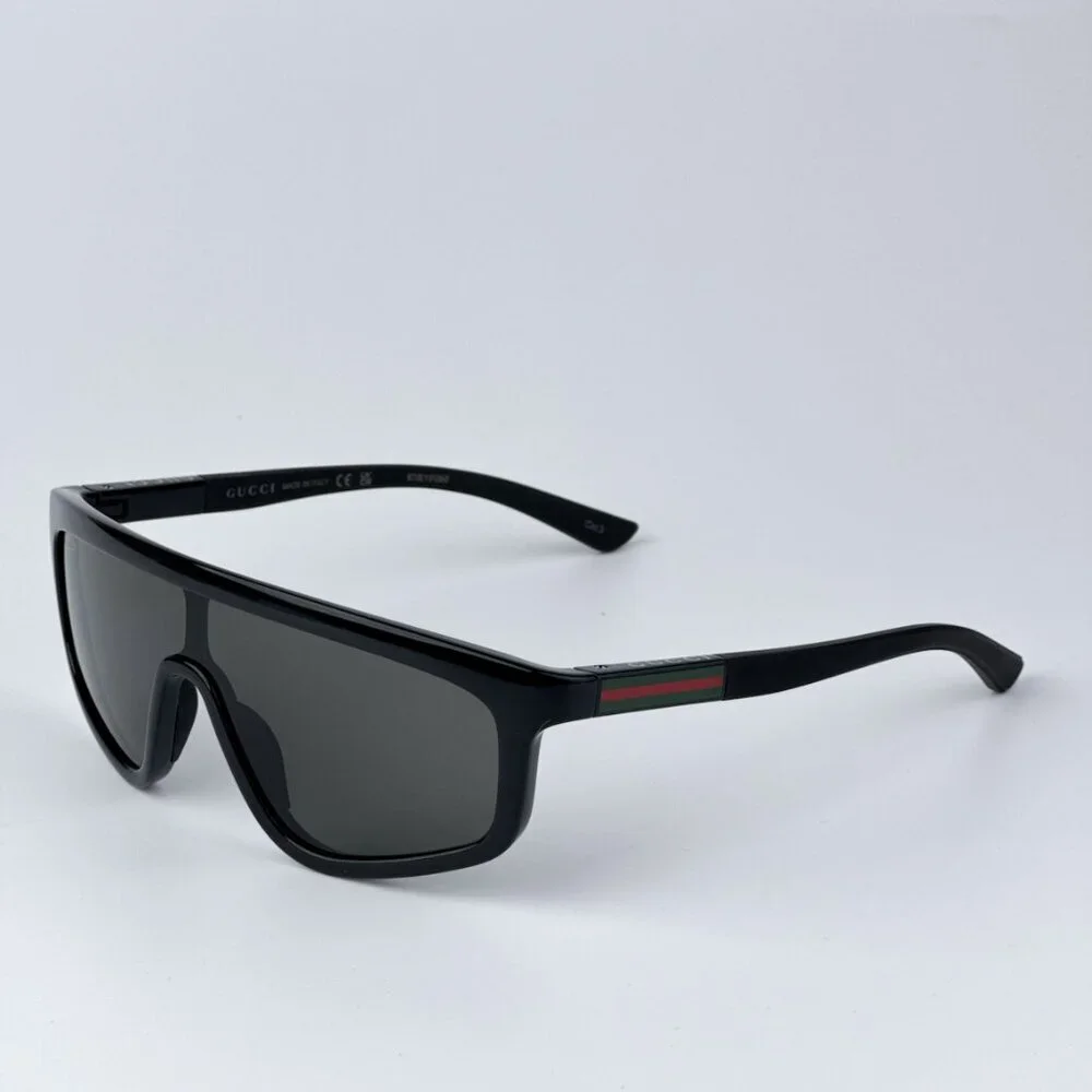 Gucci GG1736S 001 BRAND NEW Sunglasses Black Grey Unisex
